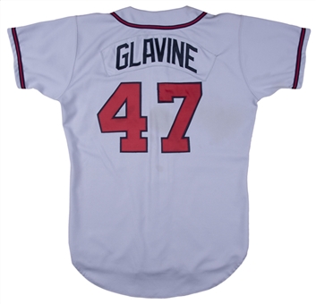 Circa 1996-1998 Tom Glavine Game Used Atlanta Braves Road Jersey (Sports Investors Authentication)